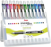 Gelschrijver Pentel BL77 Energel M 12st assorti 12 Stuk-2