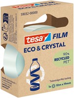 Plakband Tesa eco crystal 59032 19mmx10m tr 1 Stuk