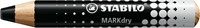 Whiteboardpotlood STABILO MARKdry 648/46 zwart 1 Stuk