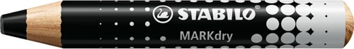 Whiteboardpotlood STABILO MARKdry 648/46 zwart 1 Stuk