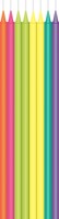 Kaarsje Haza long bright 15cm 16 stuks assorti 16 Stuk