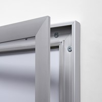 Vergrendelbaar Notitiebord Indoor Zilver 9x A4 1 Stuk-1