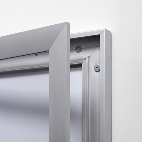 Vergrendelbaar Notitiebord Indoor Zilver 9x A4 1 Stuk-1