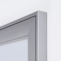 Vergrendelbaar Notitiebord Indoor Zilver 2x A4 1 Stuk-2