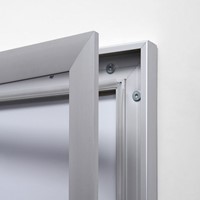 Vergrendelbaar Notitiebord Indoor Zilver 2x A4 1 Stuk-1