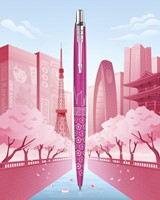 Balpen Parker Jotter Tokyo CT M roze 1 Stuk-2
