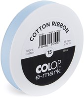 Lint Colop Emark 15mmx25m blauw 1 Stuk