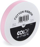 Lint Colop Emark 15mmx25m roze 1 Stuk