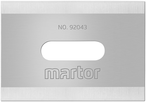 Reservemes Martor rechthoekig nr. 92043 10 Stuk