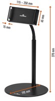 Tablethouder Durable Twist tafel 1 Stuk-2