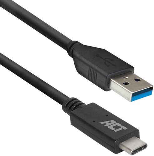 Kabel ACT USB A 3.2 naar USB-C 2 meter 1 Stuk