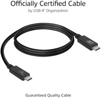 Kabel ACT USB-C USB 4 20Gbps Thunderb. 3 1 meter 1 Stuk-3