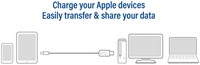 Kabel ACT USB 2.0 naar Lightning laad -en data 2m 1 Stuk-1