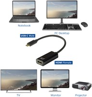 Adapter ACT USB-C naar HDMI 4K 60Hz 0.15 meter 1 Stuk-2