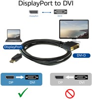 Kabel ACT DisplayPort naar DVI 1.8 meter 1 Stuk-2