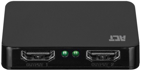 Splitter ACT 4K HDMI 1.4 2 poorts USB powered 1 Stuk