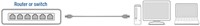 Kabel ACT CAT6 Network koper 2 meter zwart 1 Stuk-1