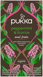 Thee Pukka peppermint licorice 20 zakjes 20 Zak
