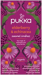 Thee Pukka elderberry en echinacea 20 zakjes 20 Zak