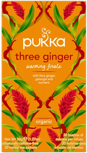 Thee Pukka ginger 20 zakjes 20 Zak