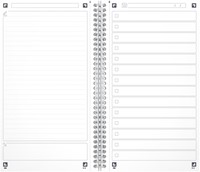 Task Manager Oxford 141x246 mm 115vel aqua 1 Stuk-1