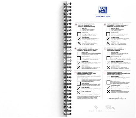 Task Manager Oxford 141x246mm 115vel blauw 1 Stuk-3