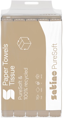 Handdoek Satino PT3 PureSoft 2laags 240x230mm 20 pak-2