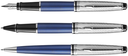 Balpen Waterman Expert metallic CT medium blauw 1 Stuk