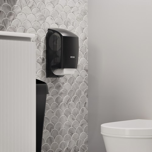 Toiletpapierdispenser Katrin systeemrol duo zwart 1 Stuk-3