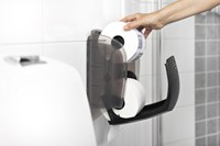 Toiletpapierdispenser Katrin systeemrol duo zwart 1 Stuk-1