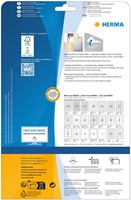 Etiket HERMA 10000 17.8x10mm wit 6750 etiketten 25 Vel-2