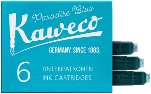 Inktpatroon Kaweco turquoise 6 Stuk