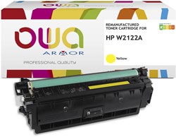 Tonercartridge OWA HP W2122A geel 1 Stuk