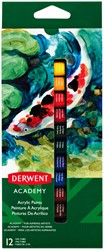 Acrylverf Derwent Academy 12 tubes à 12ml assorti 12 Stuk