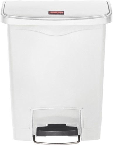 Pedaalemmer Rubbermaid Slim Jim Step On 30L wit 1 Stuk-2