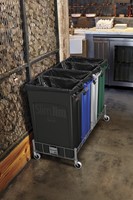 Afvalbak Rubbermaid Slim Jim VT 87L zwart 1 Stuk-3