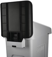 Paneel Rubbermaid Slim Jim RS voor label zwart 1 Stuk-2