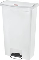 Pedaalemmer Rubbermaid Slim Jim Step On 68L wit 1 Stuk
