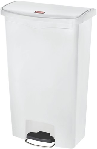 Pedaalemmer Rubbermaid Slim Jim Step On 68L wit 1 Stuk