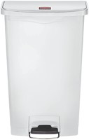 Pedaalemmer Rubbermaid Slim Jim Step On 68L wit 1 Stuk-2