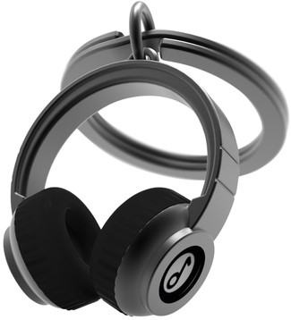 Sleutelhanger Metalmorphose koptelefoon 1 Stuk-2