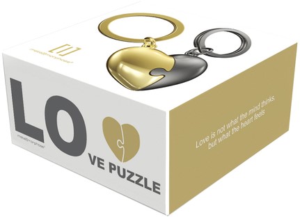 Sleutelhanger Metalmorphose puzzelhart 1 Stuk-3