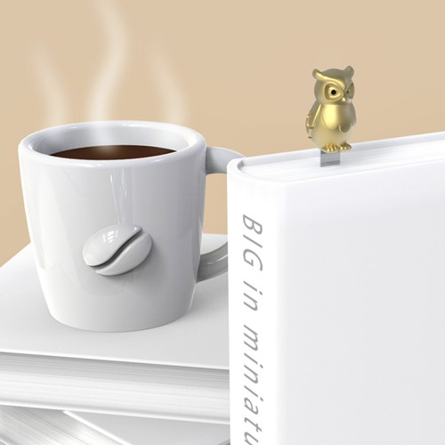 Boekenlegger Metalmorphose uil 1 Stuk-1