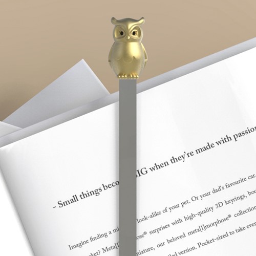 Boekenlegger Metalmorphose uil 1 Stuk-2