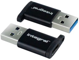 Adapter Integral USB-C naar USB-A 2-pack 1 Stuk-2