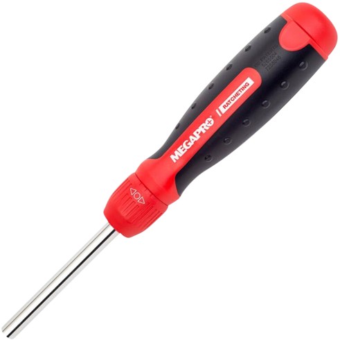 Schroevendraaier Megapro Ratcheting 13 bits zwart 1 Stuk