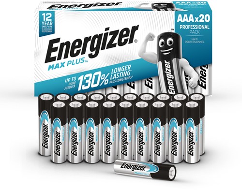 Batterij Energizer Max Plus 20x AAA alkaline 20 Stuk-2
