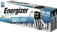 Batterij Energizer Max Plus AA alkaline 20st 20 Stuk