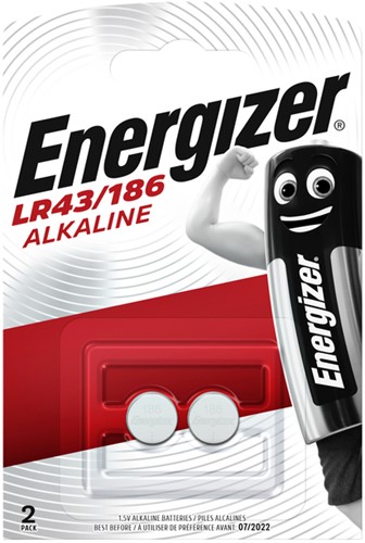 Batterij Energizer 2x LR43 alkaline 2 Stuk