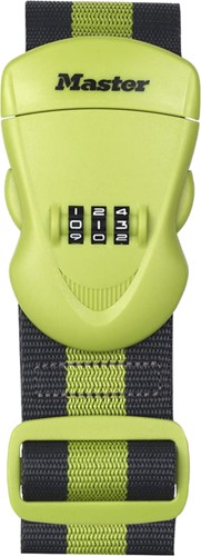 Kofferriem Master Lock cijferslot groen/zwart 1 Stuk